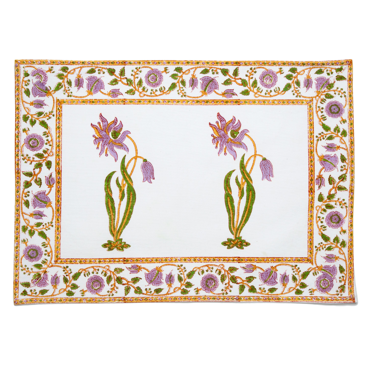 Florence Placemat - Lilac/Green (Set of 2)